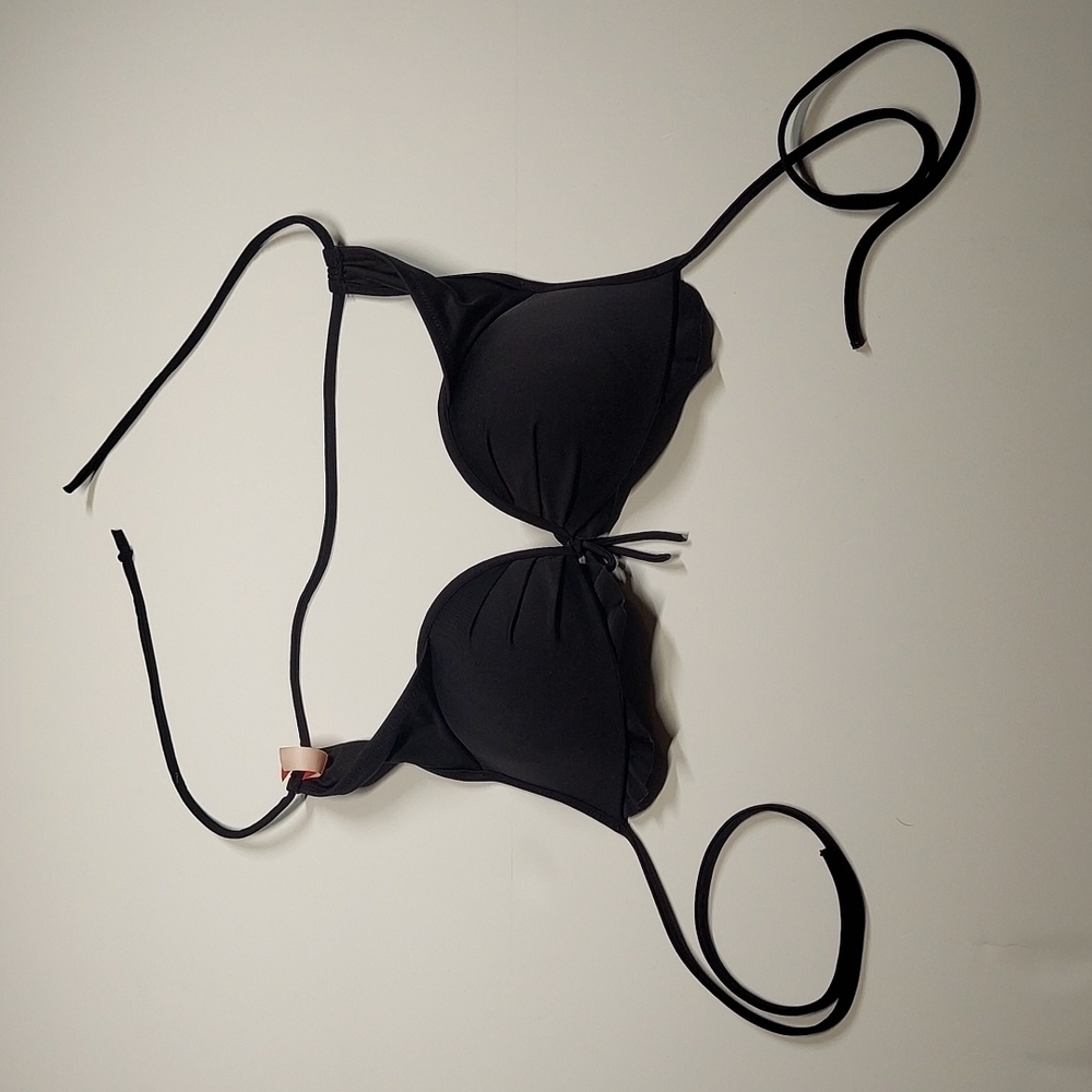 Victoria’s Secret black bra bikini top 34B